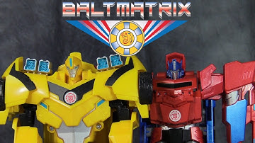Transformers Robots in Disguise Hyper Change Heroes Combiner Force BumbleBee & Optimus Prime