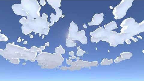 UNITY DEMONSTRATION - Volumetric Clouds Shader - URP ShaderGraph