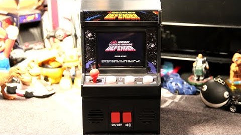 Defender Mini Arcade Gameplay Only (Basic Fun Arcade Classics #17)