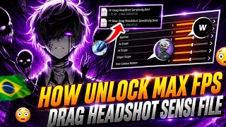 How To Unlock Max Fps In Free Fire - All Dvaice 🔥 Free fire Best Headshot Sensitivity File &amp; Tricks✅
