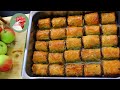 Baklava avec garniture aux pommes