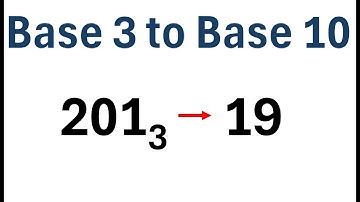 How to Convert Base 3 to Base 10