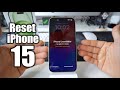 How To Reset &amp; Restore your Apple iPhone 15 - Factory Reset