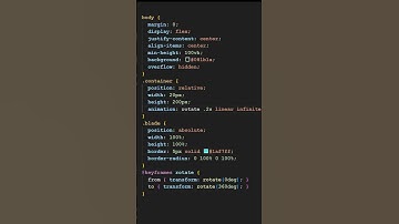 CSS Rotating Animation #shorts