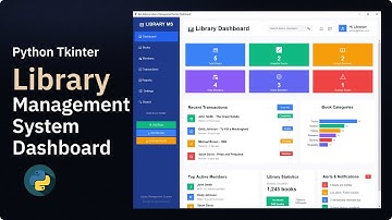 I Build a Modern Library Management System Dashboard with Python Tkinter