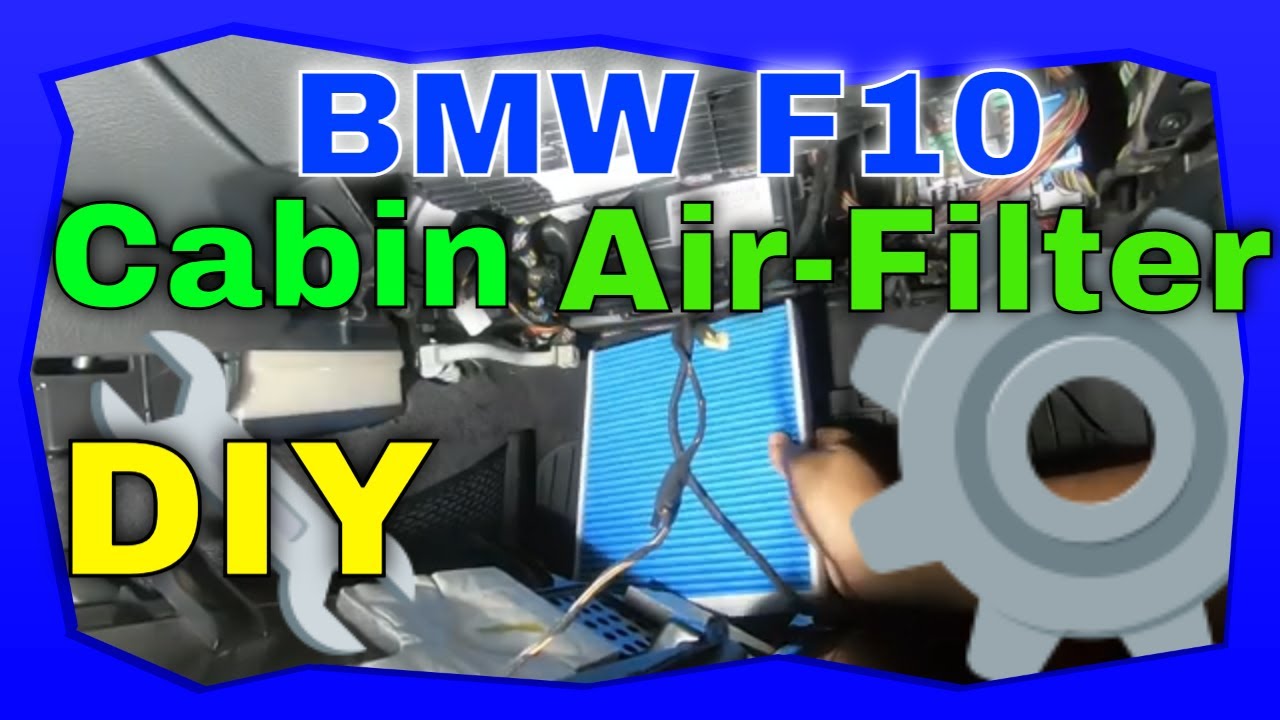 Замена салонного фильтра BMW 535i своими руками — быстрое и простое руководство