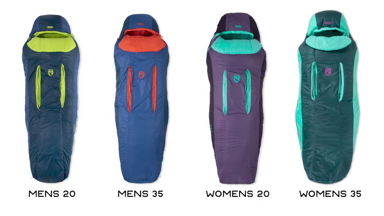 NEMO Forte SPOON Shape Synthetic Sleeping Bags SunnySports YouTube