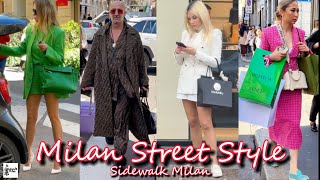 Spring Street Style in Milan | MidApril Fashion Inspiration Italian Style | Sidewalk Milan