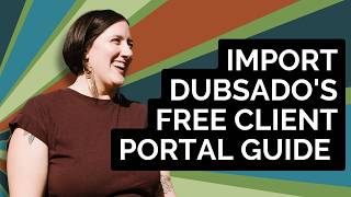 How to Import the Client Portal Guide from Dubsado Templates into Your Forms | Step-by-Step Tutorial