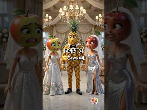 Part 3 صدمة كبيرة🥲🍍 #aianimation #ذكاء_اصطناعي #قصص_فواكه #aistories #10million
