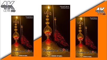 Coming soon Moharram Jaisi Padi Hussain Ne WhatsApp status Fool Special 4k / Hussaini network