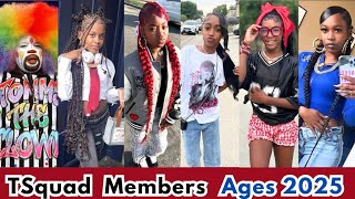 TSquadTv Members Real Name And Ages 2025 | Tommy The Clown | Kimoraaa | Jayah Bailey | Bunny Anna