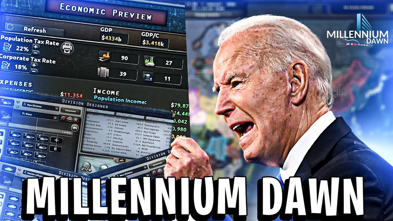[LIVE] MILLENNIUM DAWN United States Gameplay Hearts of Iron IV