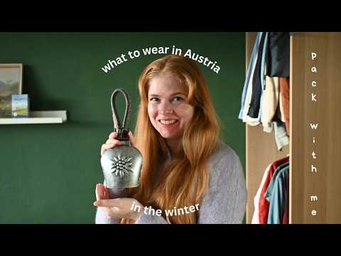 What to wear in Austria in the winter + pack with me