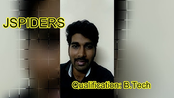 Congratulations Y.Bhargav Saroj kumar got placed to a MNC through JSpiders Hyderabad JNTU....!!!!
