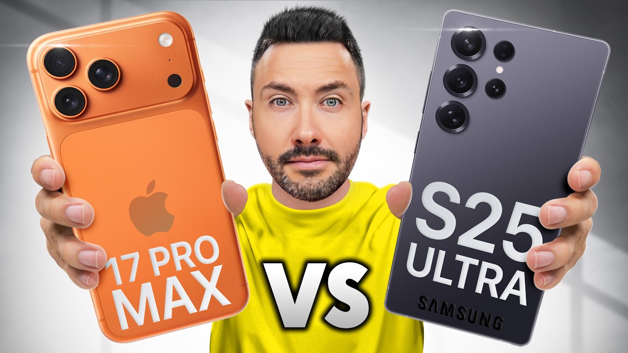 iPhone 17 Pro Max VS Galaxy S25 Ultra : le Gros Comparatif !