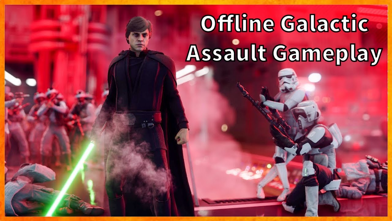 Star Wars BATTLEFRONT 2 Galactic Assault  4-Player Cloud Gaming Crossplay  