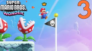 Super Mario Bros Wonder World 3 Shining Falls Walkthrough (Royal Seed 3)