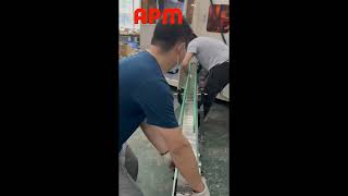 CNC106 Glass Bottle Screen Printing Machine - How to disassemble the Loading and Unloading Belt