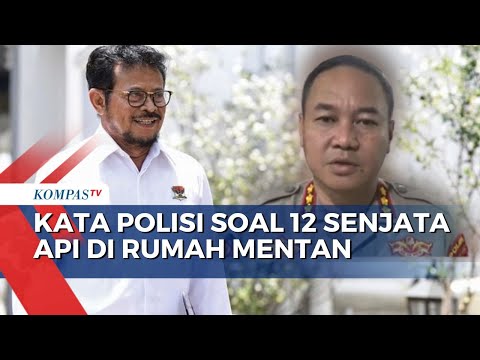 Sita 12 Senjata Api dari Rumah Mentan Syahrul Yasin Limpo, Begini Kata Polisi