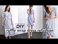 DIY Wrap Dress Refashion  (aka perfect bridesmaid dress)