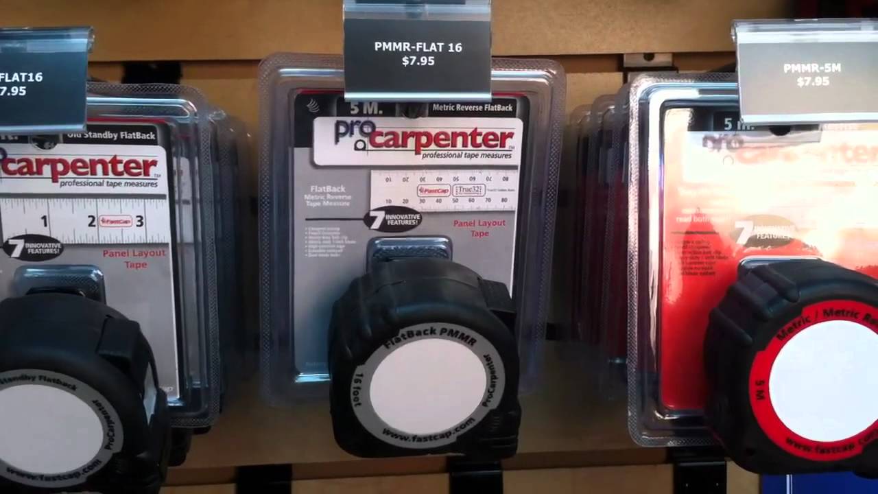 ProCarpenter FlatBack Tape Measure - FastCap