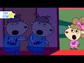 Twin Brothers Scare Sister. Funny Cartoon for Kids