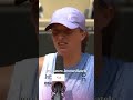 Iga Świątek reflects on victory in the quarter-finals ⚡️