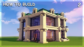 Minecraft: How To Build a Modern Victorian House in Minecraft Tutorial  Part 2