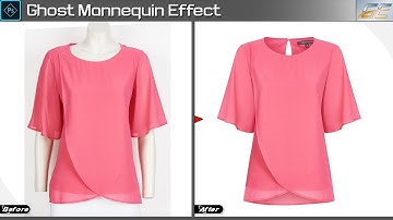 Ghost Mannequin Effect in Photoshop | Neck Joint Service