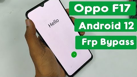 OPPO Frp Bypass || Oppo F17 Android 12 Frp Bypass / CPH2095 Android 12 Frp Bypass