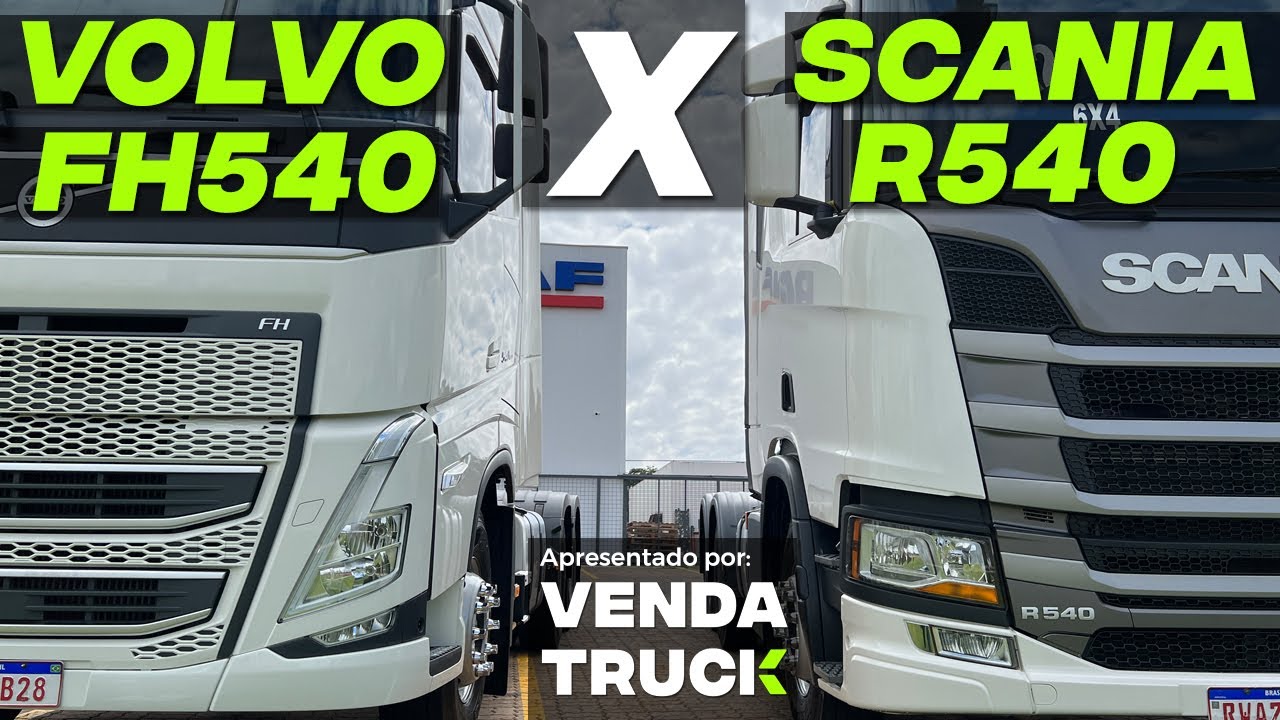 COMPARATIVO VOLVO FH540 2022 6X4 CONTRA O SCANIA R450 2022 6X4 │ VENDA ...
