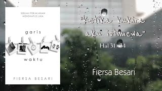KETIKA KUKIRA AKU ISTIMEWA | GARIS WAKTU | FIERSA BESARI | Hal.31-34