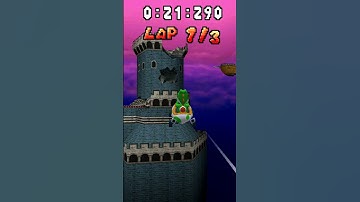 Airship Fortress World Record Lap 1 - Taiga #mariokartds #mkds #mariokart