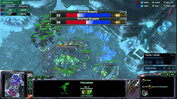 HoTS ZvZ Mass Muta VS Roach Hydra