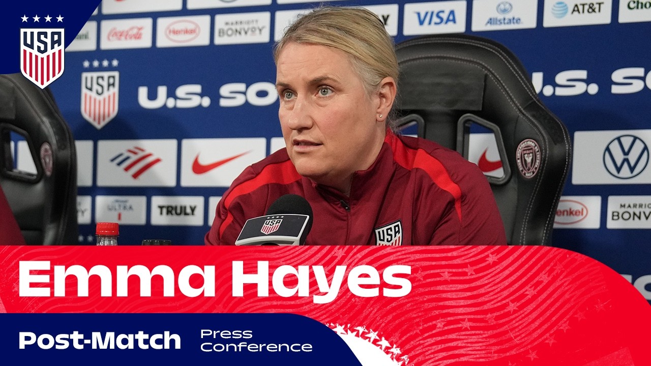 Emma Hayes Post-Match Press Conference | USWNT vs. Colombia | March 7, 2026