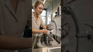 Katze beim Friseur… das Ergebnis ist unglaublich 😂