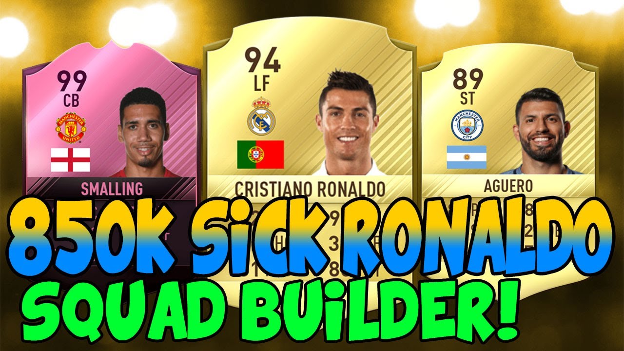 850K SICK RONALDO HYBRID SQUAD BUILDER! FIFA 17 ULTIMATE TEAM