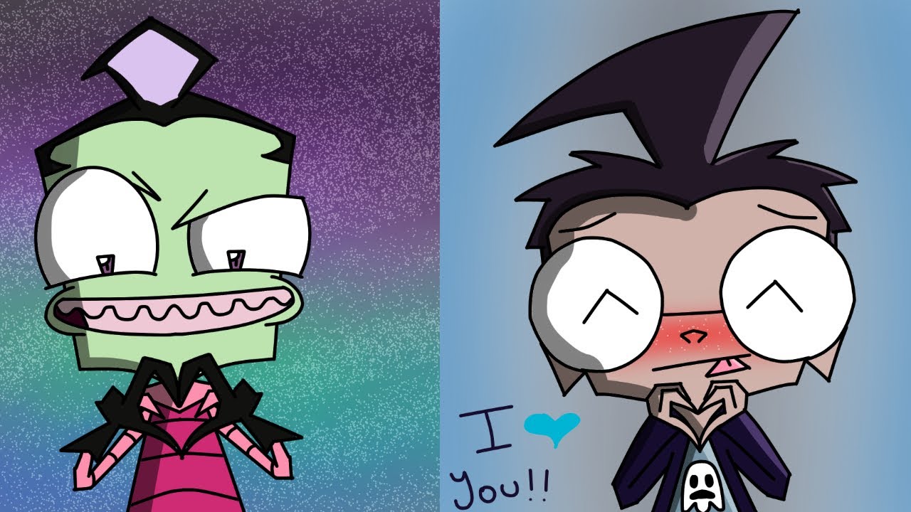 Zim and Dib drawing! (Invader Zim)