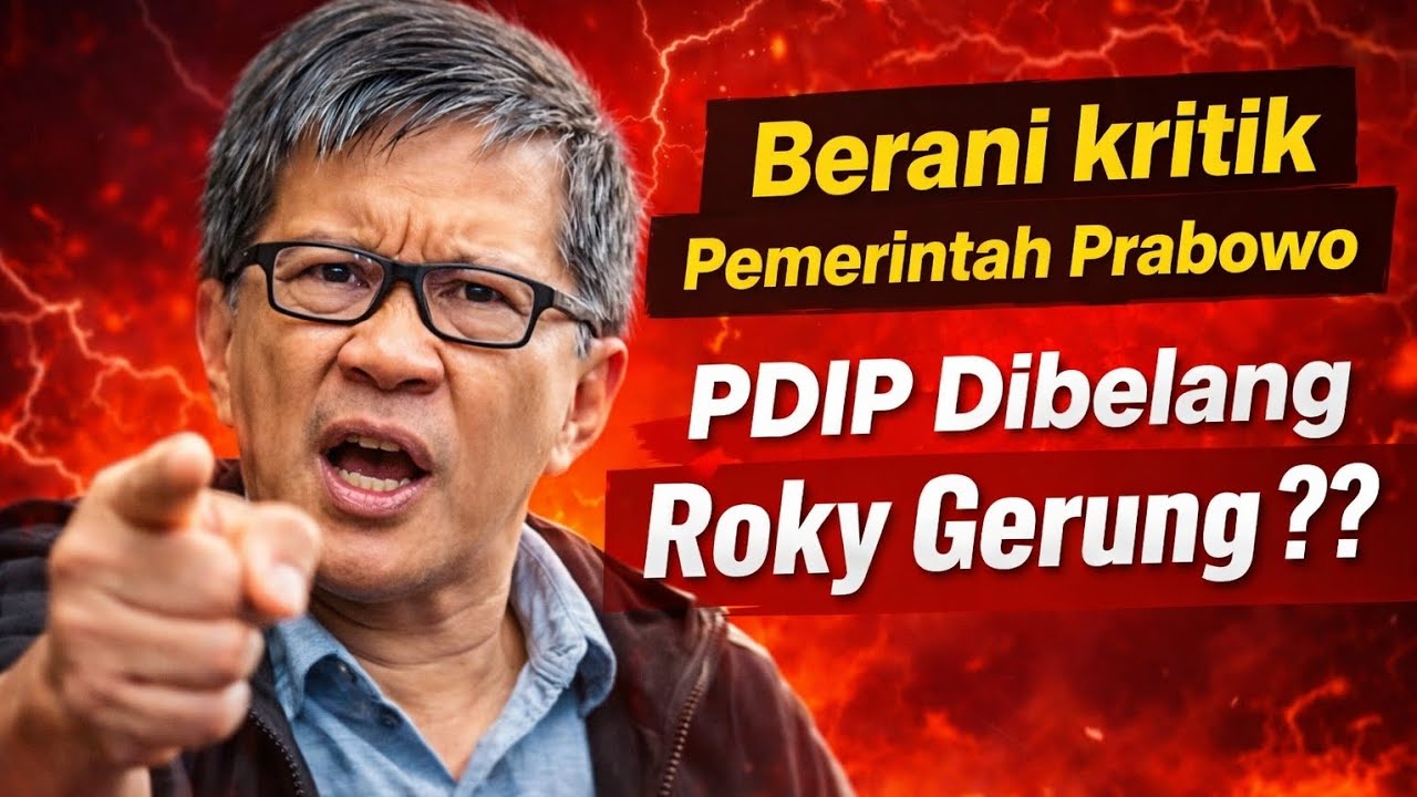 BERANI ROKY GERUNG KEPADA PRABOWO / SIAPA DI BELAKANG ROKY ??
