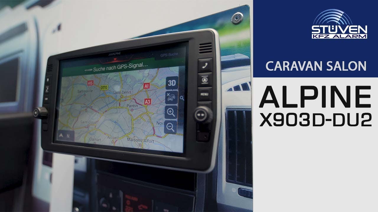 Caravan Salon 2019 Fiat Ducato Navigation Alpine X903D-DU2