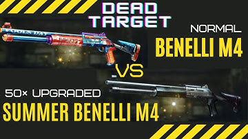 Dead Target Gameplay 🔥🔥🔥|| Normal VS Upgraded Benelli M3🔥🔥🔥|| Full Hacked 🔥🔥🔥|| All Guns Unlocked ||