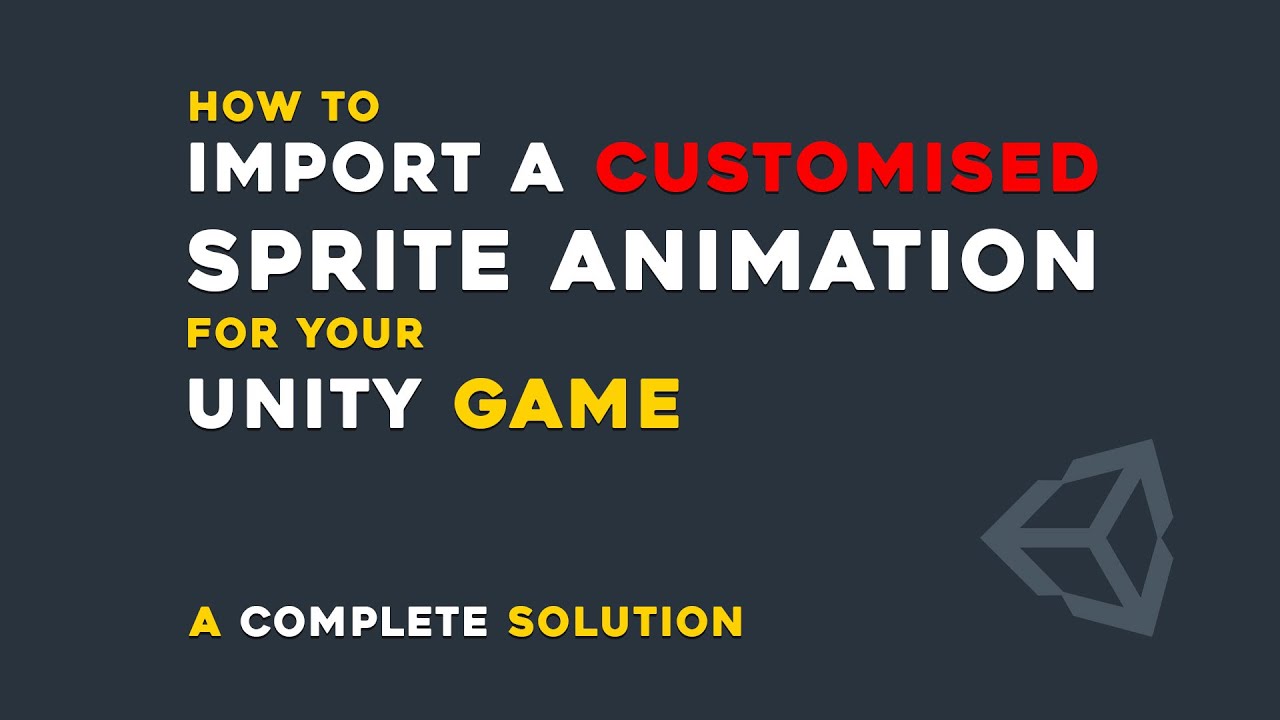 Unity: The BEST Way To Import Custom Sprite Animations - YouTube