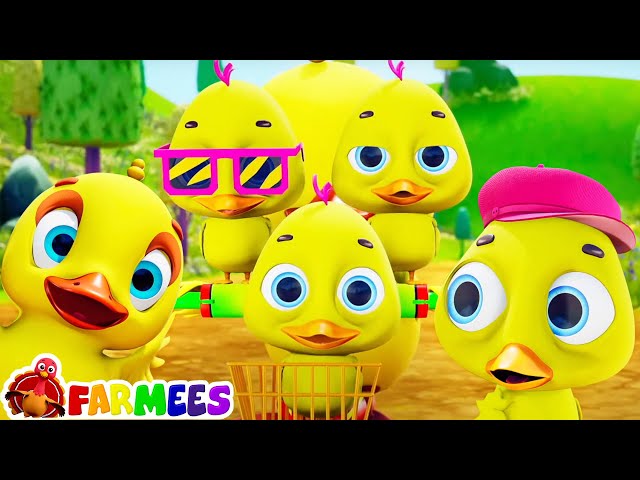 Lima bebek kecil + lagu anak-anak untuk bayi oleh Farmees class=