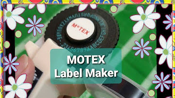 (MOTEX) How to use Label Maker - Unboxing and Tutorial / bought from Shopee