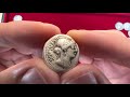 Ancient Roman Republican silver denarius coin of Crepusius, Limetanus and Censorinus