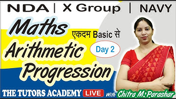 A P | Class 2 | NDA | Airforce | Navy |X group | Chitra M.Parashar | THE TUTORS Academy
