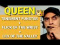 Queen - Tenement Funster/ Flick of the Wrist/ Lily of the Valley (COMBO REACTION)-Subscriber Request