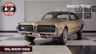 BCD VINTAGE 1968y MERCURY COUGAR H/Tをご紹介!