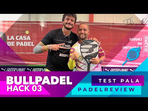 Bullpadel Hack 03: review (eng/ita subs). Tanto tecnica, difficile e…Paquito usa un manico più lungo